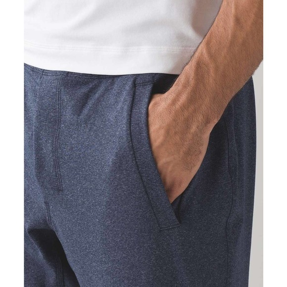 Lululemon Intent Jogger 30" Luon Drawstring Pants Heathered Nautical Navy Small - Picture 5 of 15